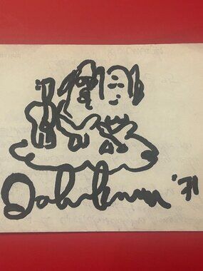 1971 - John & Yoko Lennon Self Portraits SIGNED + LOA